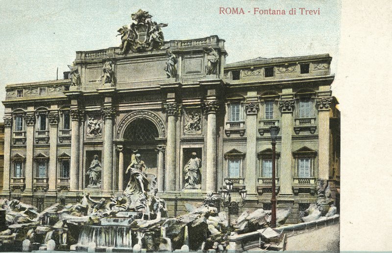 Řím, Itálie, Fontána di Trevi od Italian Photographer