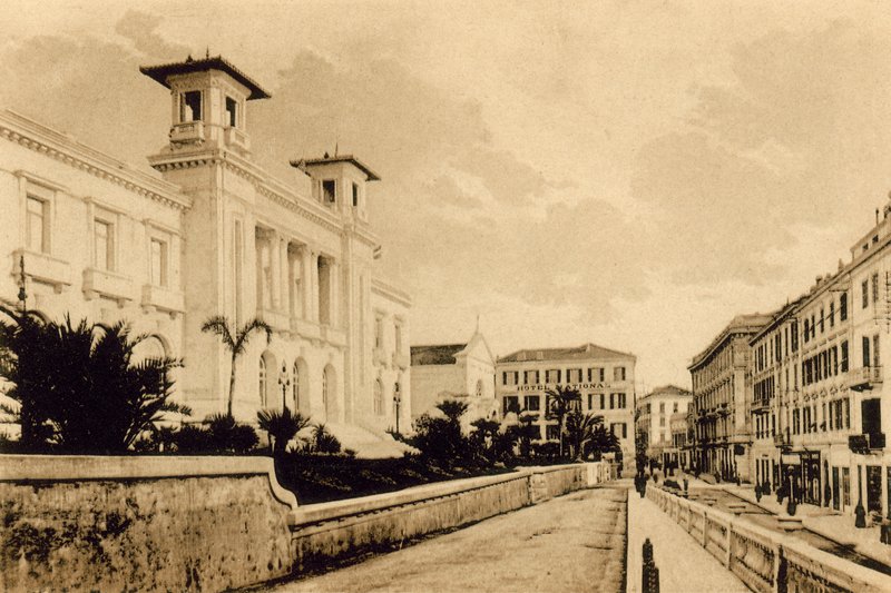 San Remo, Casino Municipale (černobílá fotografie) od Italian Photographer