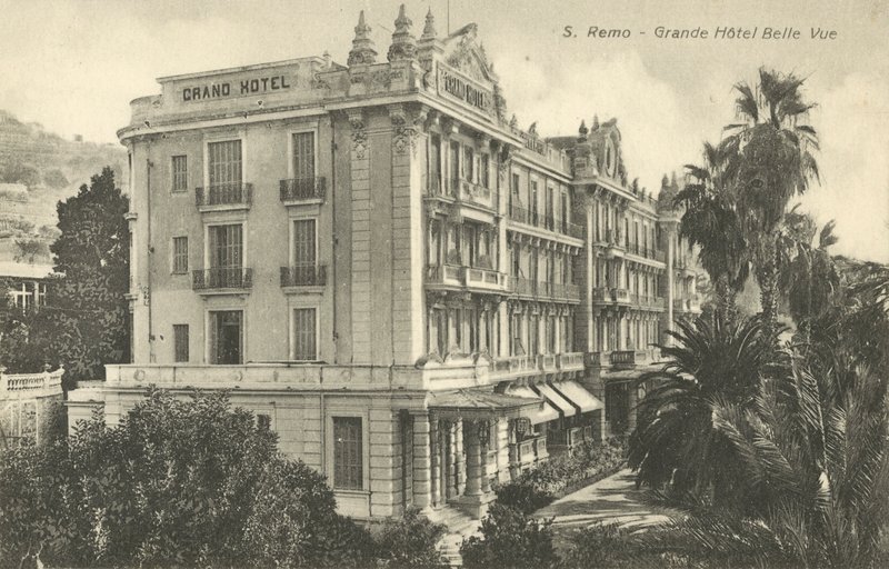 San Remo, Itálie, Grande Hotel Belle Vue od Italian Photographer