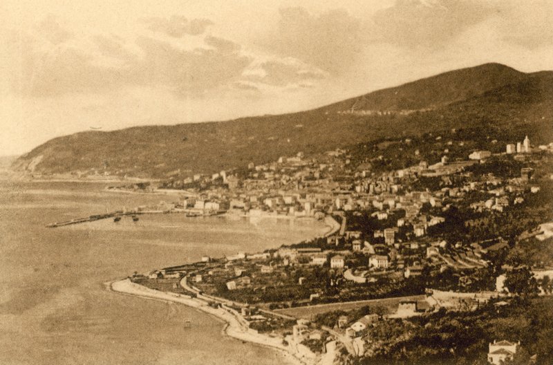 San Remo, Panorama da Poggio (černobílá fotografie) od Italian Photographer