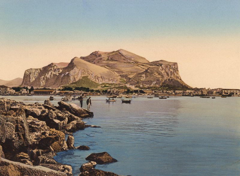 Sicílie / Sicilia: Monte Pellegrino (barevné foto) od Italian Photographer