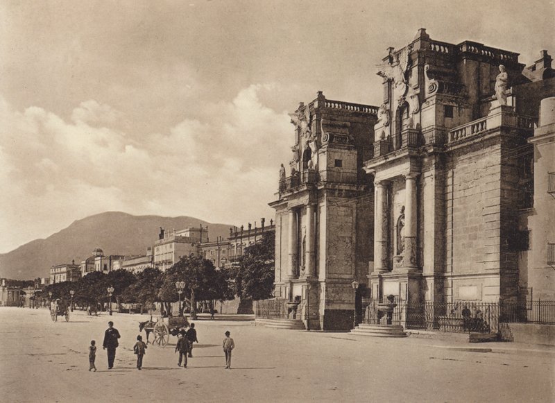 Sicílie / Sicilia: Porta Felice (č/b fotografie) od Italian Photographer