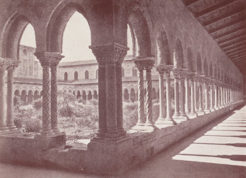 Sicílie: Kláštery, Monreale (čb fotografie) od Italian Photographer