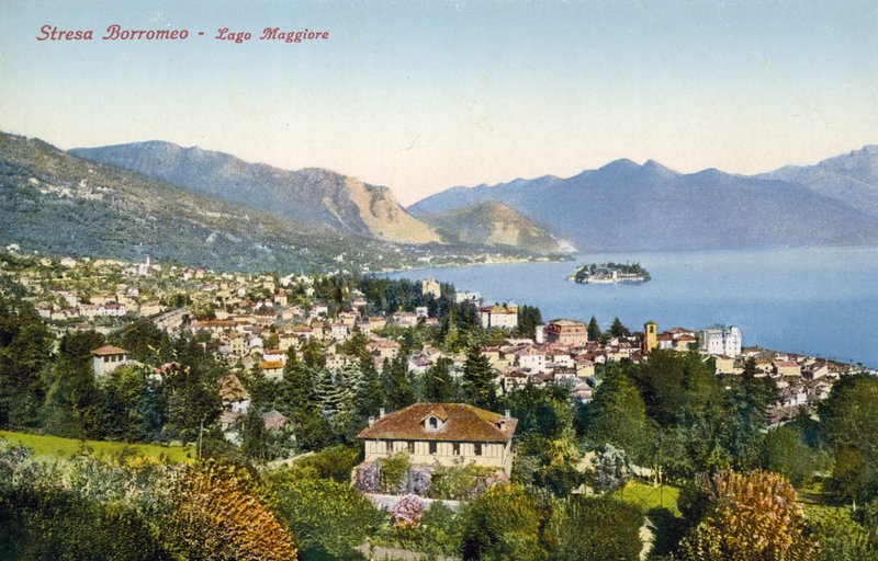 Streso Borromeo, jezero Maggiore (barevná fotografie) od Italian Photographer
