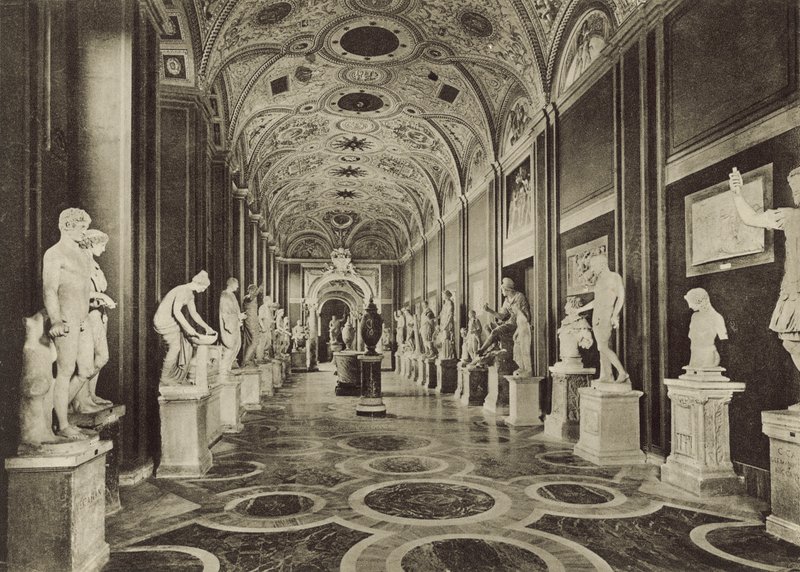 Vatikánské muzeum, interiér sochařského sálu od Italian Photographer