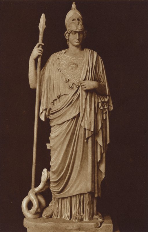 Socha Minervy ve Vatikánském muzeu v Římě od Italian Photographer