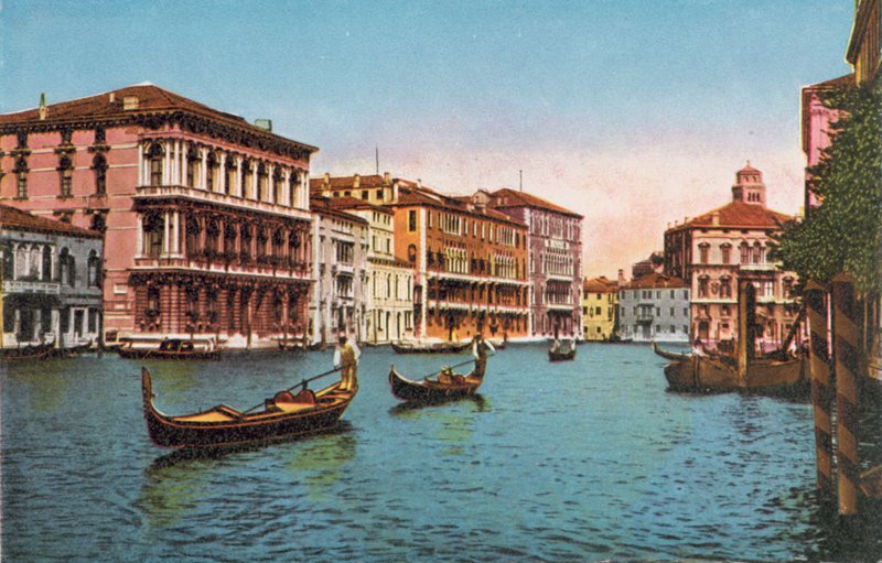 Benátky/Benátky: Canal Grande a Ca