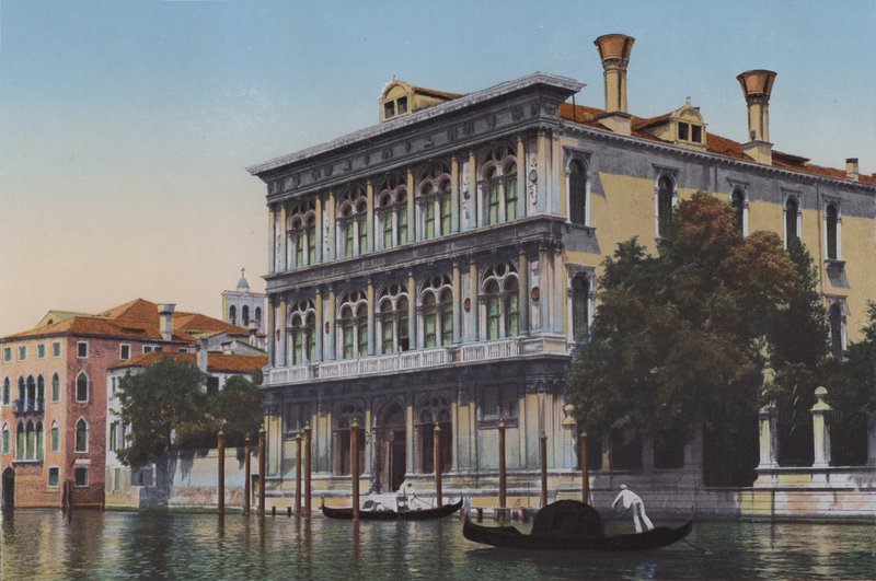 Benátky, Canal Grande, Palazzo Vendramin (barevné fotografie) od Italian Photographer