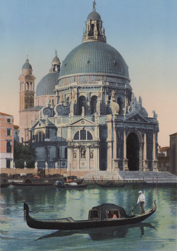 Benátky, kostel Salute (barevné fotografie) od Italian Photographer