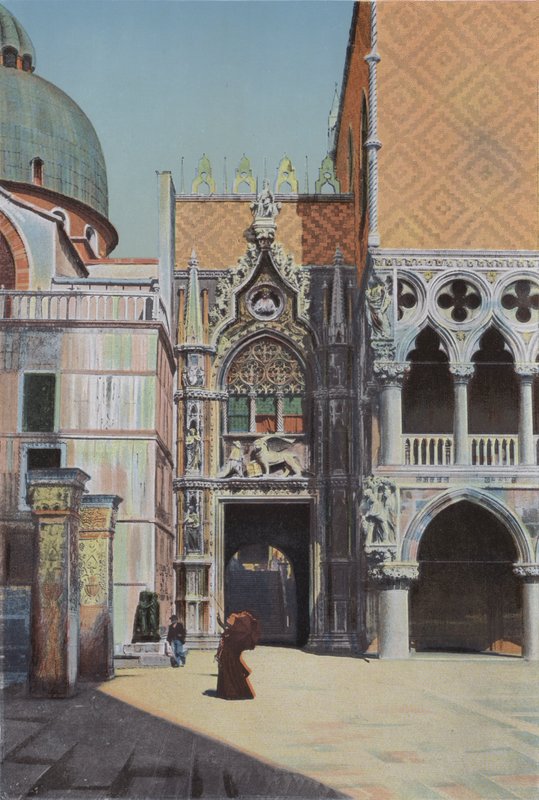 Benátky, Porta della Carta (barevné fotografie) od Italian Photographer