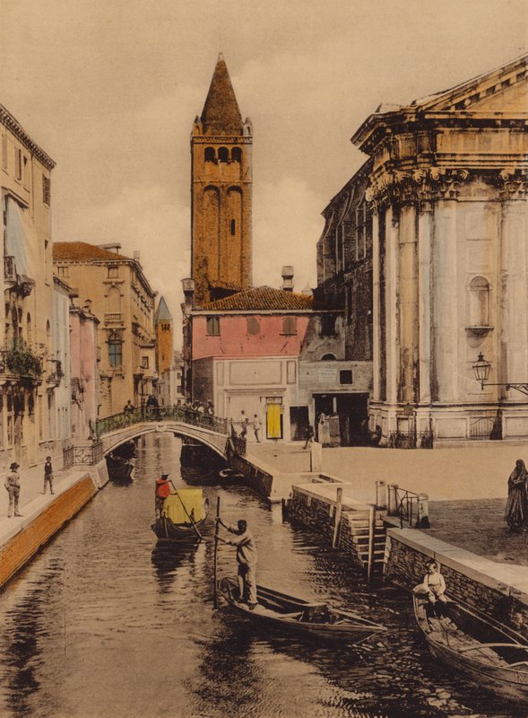 Venezia / Benátky: Rio S Barnaba (barevné foto) od Italian Photographer