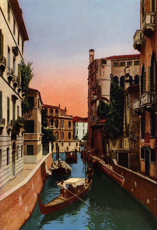 Benátky / Venice: Rio delle Meravegie (barevné foto) od Italian Photographer
