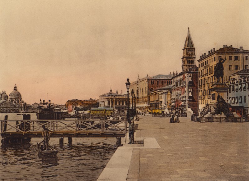 Venezia / Benátky: Riva degli Schiavoni (barevné foto) od Italian Photographer