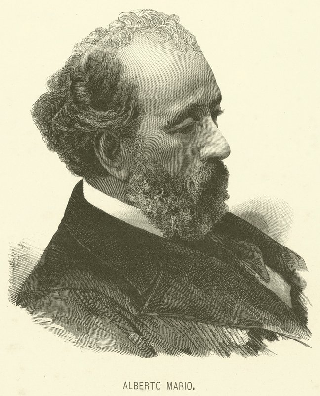 Alberto Mario (rytina) od Italian School