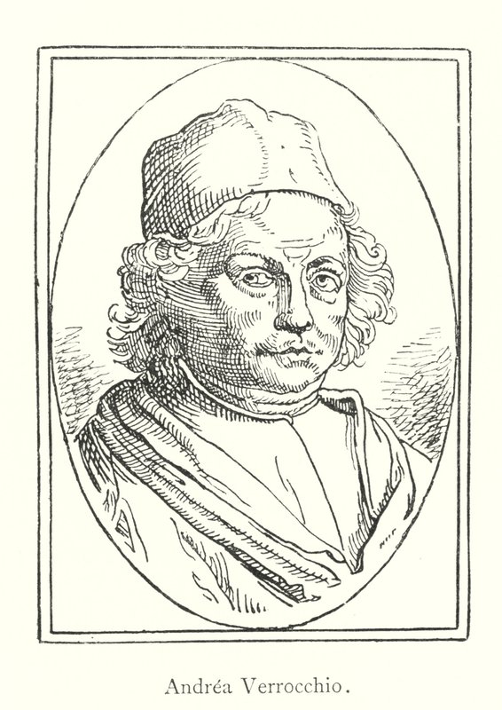 Andrea Verrocchio (rytina) od Italian School