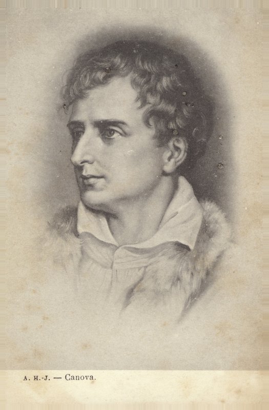 Antonio Canova, italský sochař (litografie) od Italian School