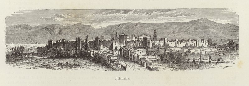 Citadela v Itálii od Italian School