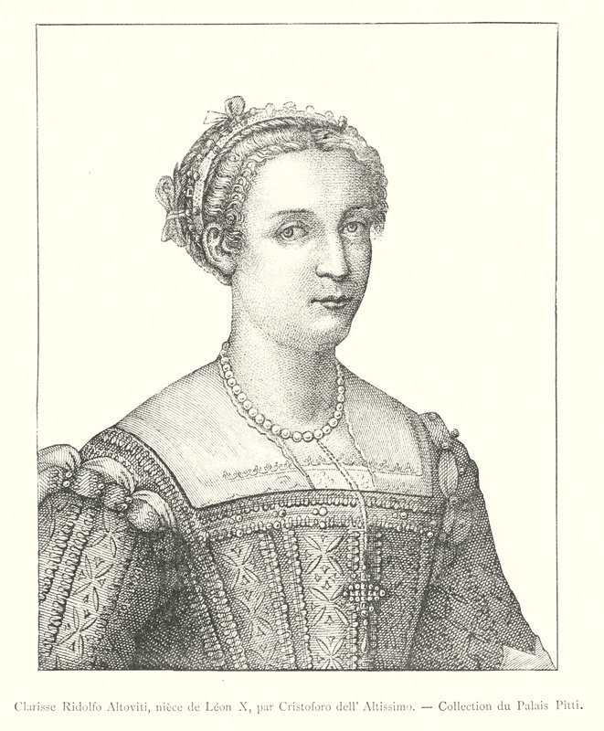 Clarisse Ridolfo Altoviti, neteř de Leon X, par Cristoforo dell 