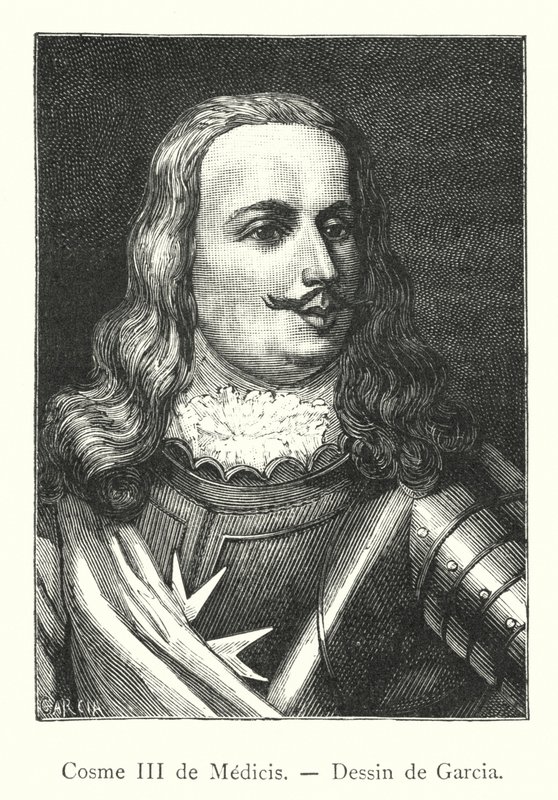 Cosme III de Medici, Dessin de Garcia (rytina) od Italian School