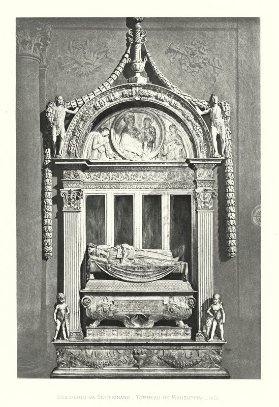 Touha ze Settignana, Tombeau de Marsuppini od Italian School