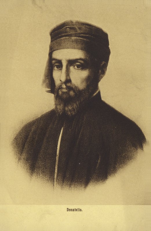 Donatello, italský malíř a sochař (litografie) od Italian School