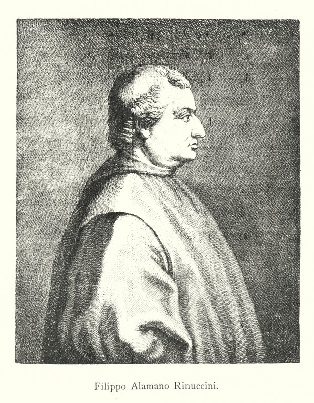Filippo Alamano Rinuccini (rytina) od Italian School