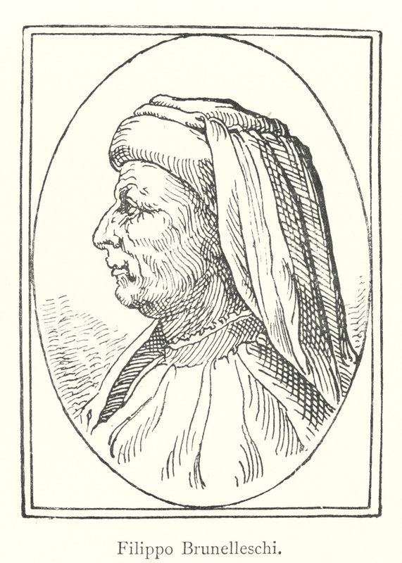 Filippo Brunelleschi (rytina) od Italian School