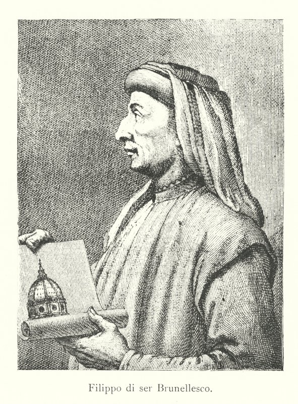 Filippo di ser Brunellesco (rytina) od Italian School