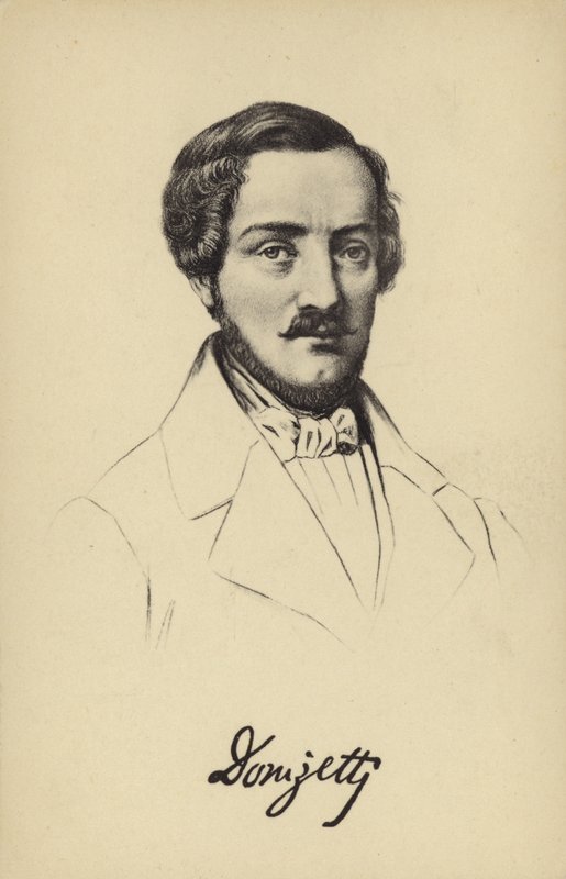 Gaetano Donizetti , italský skladatel (1797-1848) od Italian School