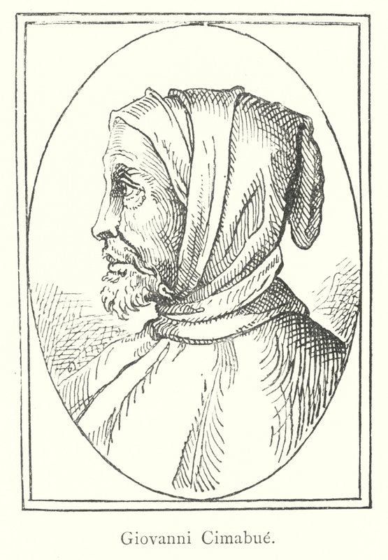 Giovanni Cimabue (rytina) od Italian School