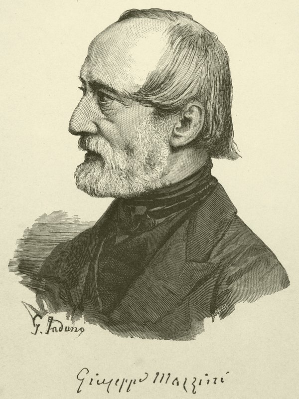 Giuseppe Mazzini (rytina) od Italian School