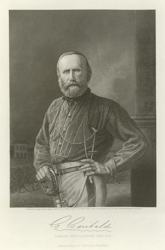 Giuseppe Garibaldi od Italian School