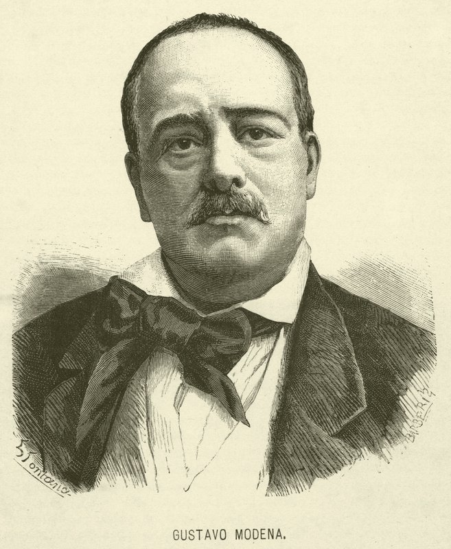 Gustavo Modena (rytina) od Italian School