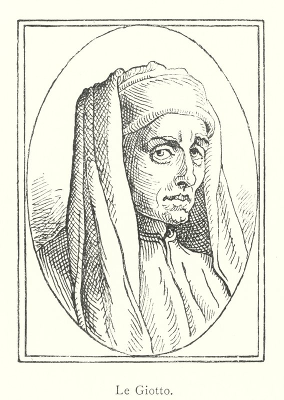 Le Giotto (rytina) od Italian School