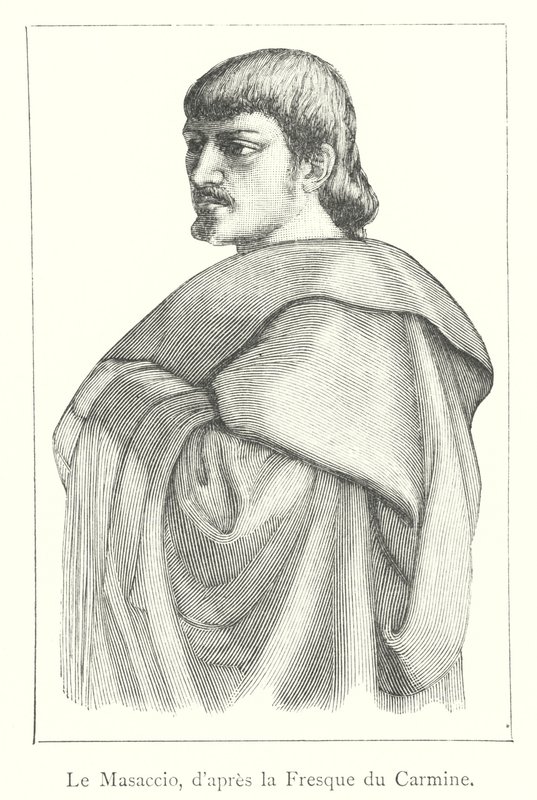 Masaccio, po Carmine Fresco (rytina) od Italian School