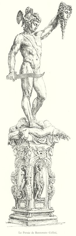 Persee de Benvenuto Cellini (rytina) od Italian School