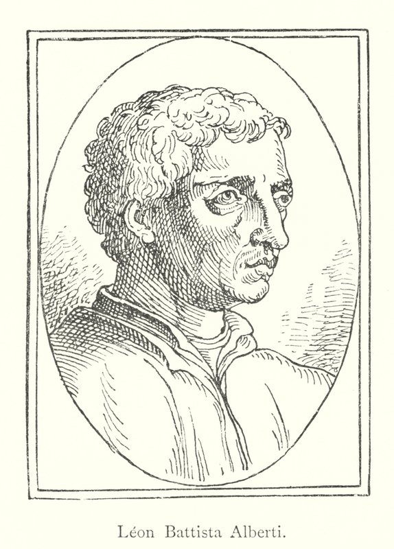 Leon Battista Alberti (rytina) od Italian School