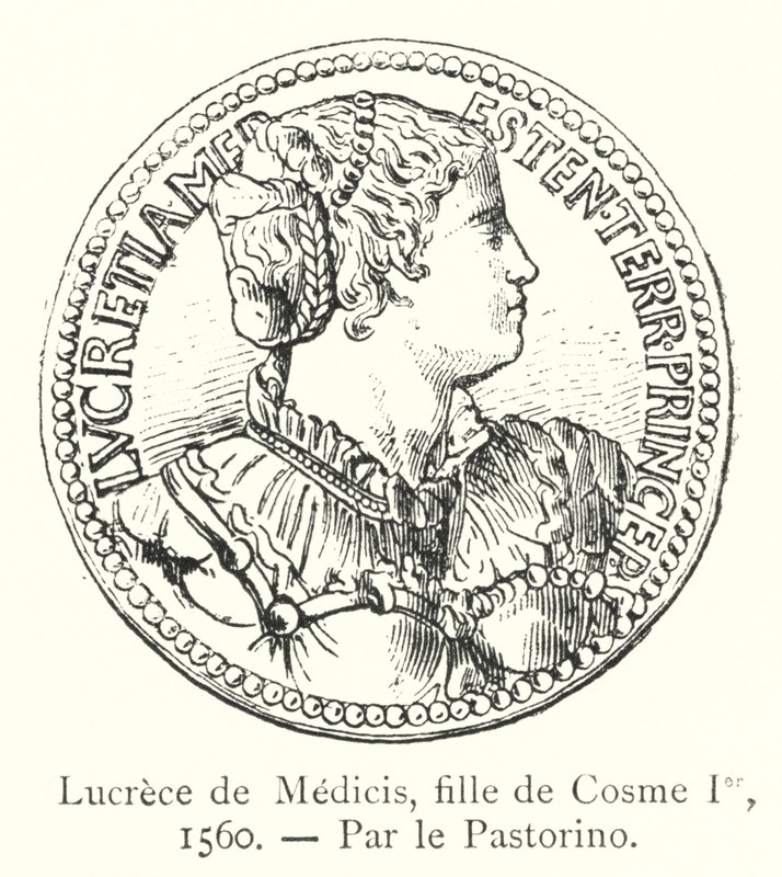 Lucrece de Medici, dcera Cosme Jer od Italian School