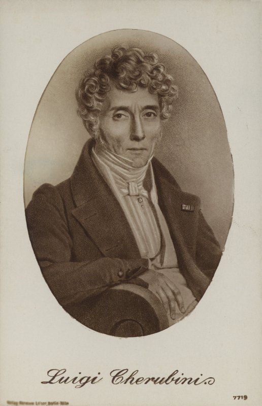 Luigi Cherubini , italský skladatel (1760-1842) od Italian School
