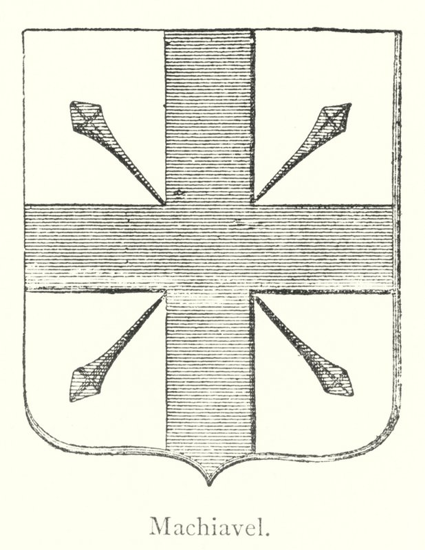 Machiavel (rytina) od Italian School