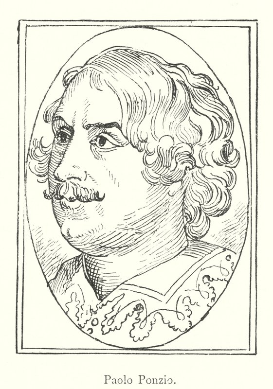 Paolo Ponzio (rytina) od Italian School