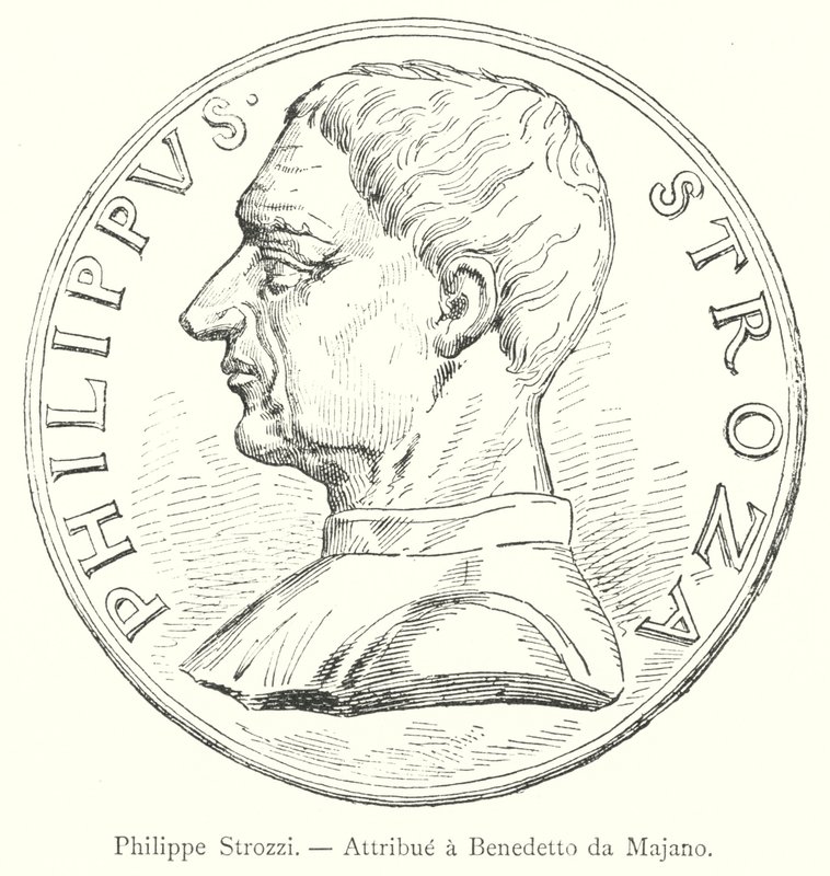 Philippe Strozzi, Atribute to Benedetto da Majano (rytina) od Italian School
