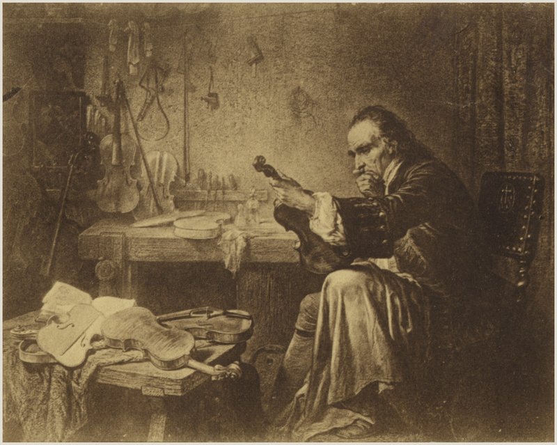 Portrét Antonia Stradivariho od Italian School