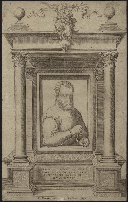Portrét Giacoma Barozzi da Vignola od Italian School