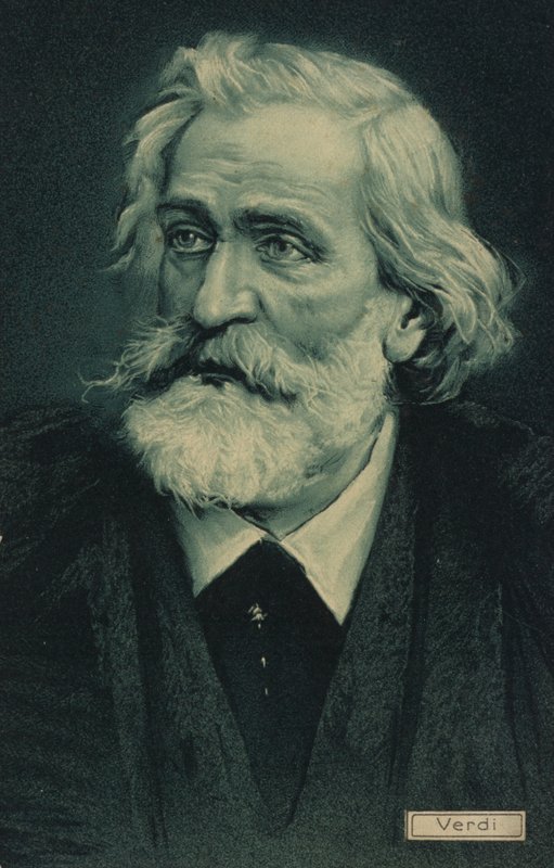 Portrét Giuseppe Verdiho od Italian School