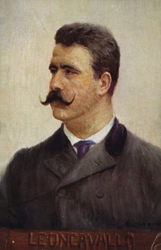 Portrét Ruggera Leoncavalla od Italian School