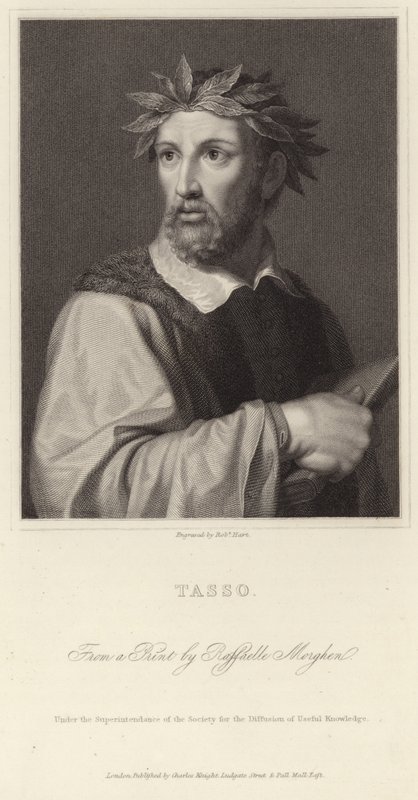 Portrét Torquata Tassa od Italian School