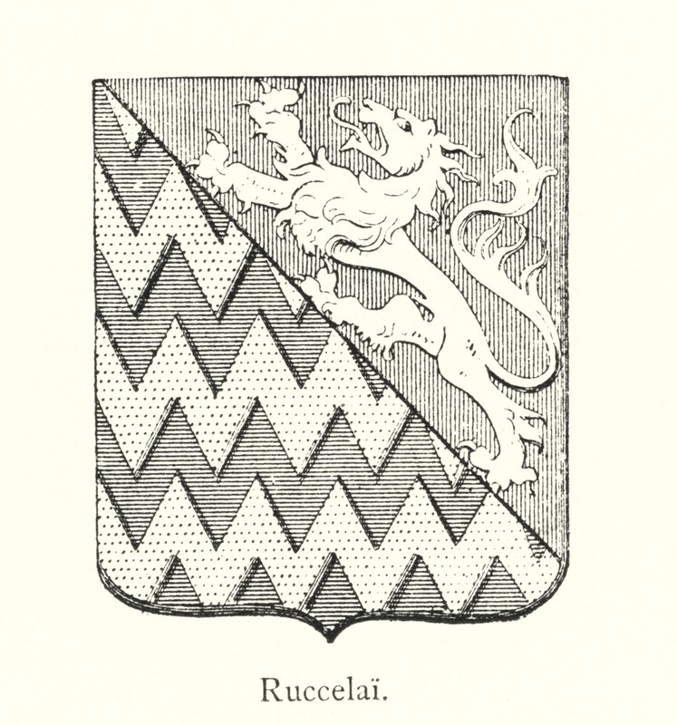 Ruccelai (rytina) od Italian School