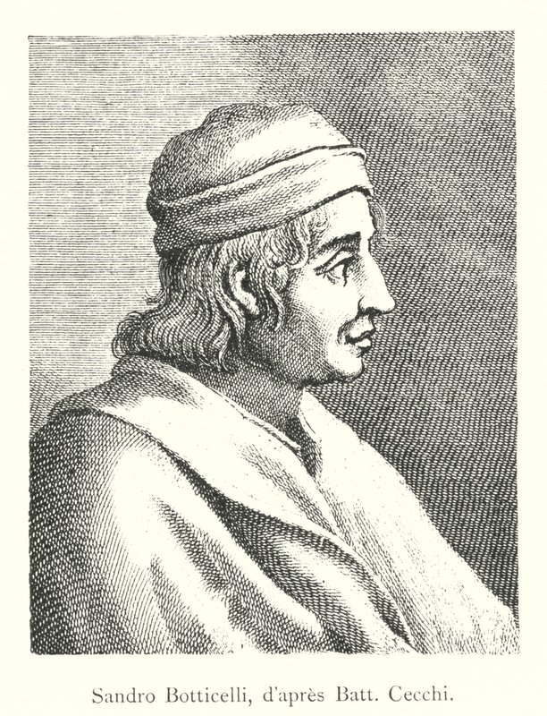 Sandro Botticelli, podle Batta Cecchiho (rytina) od Italian School