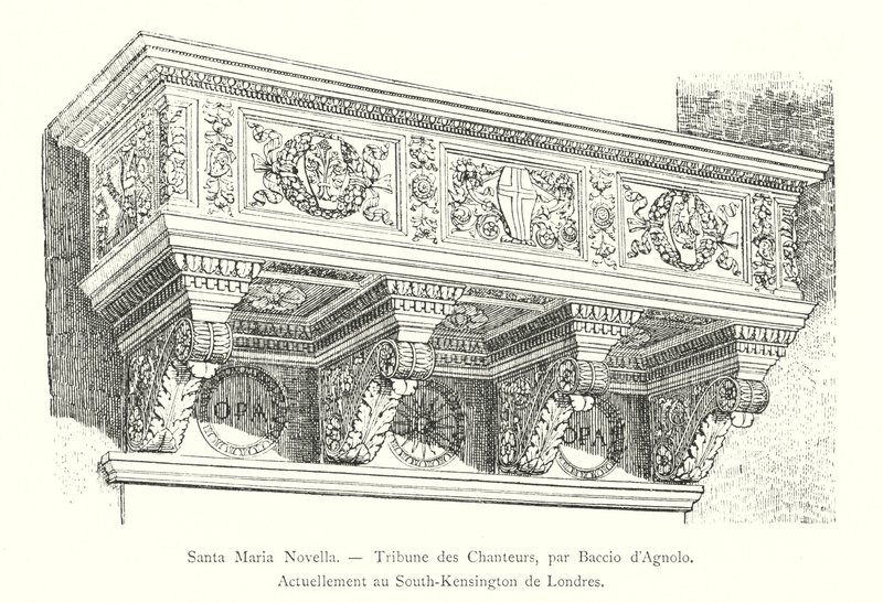 Santa Maria Novella, Tribune des Chanteurs, Baccio d